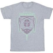 T-shirt enfant Disney The Mandalorian Fierce Warrior Patch