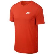 T-shirt Nike T-Shirt Club / Orange