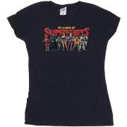 T-shirt Dc Comics DC League Of Super-Pets Group Logo