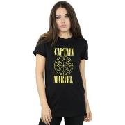 T-shirt Marvel Captain Grunge Logo