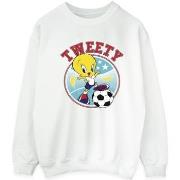 Sweat-shirt Dessins Animés Tweety Football Circle