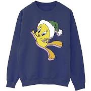 Sweat-shirt Dessins Animés Tweety Christmas Hat