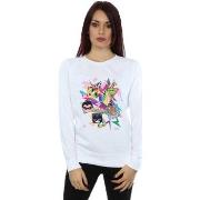 Sweat-shirt Dc Comics Teen Titans Go 80s Icons