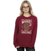 Sweat-shirt Disney Wookiee Little Christmas