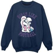 Sweat-shirt enfant Dessins Animés Lola Bunny Girls Like Football