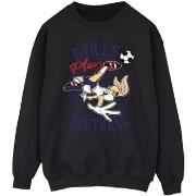 Sweat-shirt Dessins Animés Lola Bunny Girls Play Football