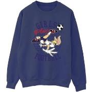 Sweat-shirt Dessins Animés Girls Play Football