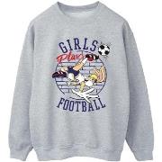 Sweat-shirt Dessins Animés Girls Play Football