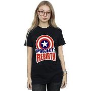 T-shirt Marvel Captain America Project Rebirth