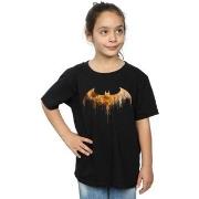 T-shirt enfant Dc Comics Batman Arkham Knight Halloween Moon Logo Fill