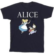 T-shirt Disney Alice In Wonderland Follow The Rabbit