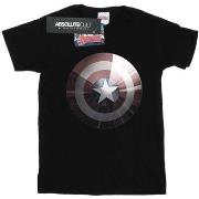 T-shirt Marvel Captain America Shield Shiny