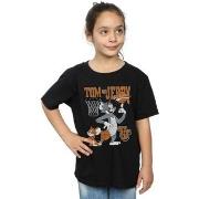 T-shirt enfant Dessins Animés Spinning Basketball