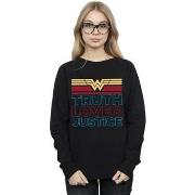 Sweat-shirt Dc Comics Wonder Woman 84 Truth Love And Justice