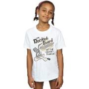 T-shirt enfant Dessins Animés Wile E Coyote Rocket Board