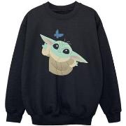 Sweat-shirt enfant Disney The Mandalorian Butterfly Catching