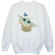 Sweat-shirt enfant Disney The Mandalorian Butterfly Catching