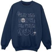 Sweat-shirt enfant Disney The Mandalorian May The Force