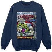 Sweat-shirt enfant Marvel Spider-Man VS Hulk Cover