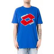 T-shirt Numero 00 t-shirt homme x loto bleu avec logo