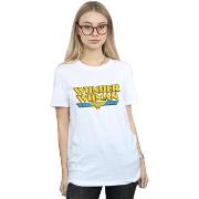 T-shirt Dc Comics Wonder Woman Text Logo