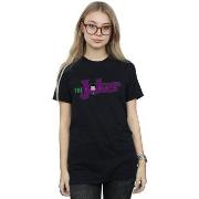 T-shirt Dc Comics The Joker Text Logo