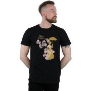 T-shirt Disney Mary Poppins Floral Silhouette