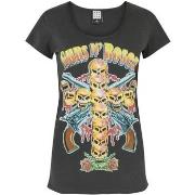 T-shirt Amplified Skull Cross