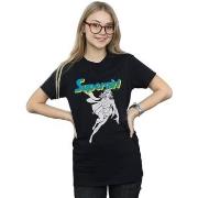 T-shirt Dc Comics Supergirl Mono Action Pose