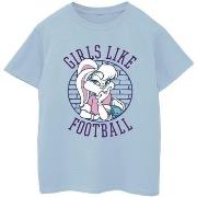 T-shirt enfant Dessins Animés Girls Like Football