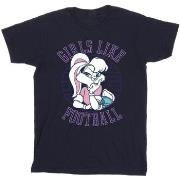 T-shirt enfant Dessins Animés Girls Like Football