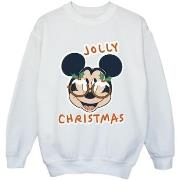Sweat-shirt enfant Disney Mickey Mouse Jolly Christmas Glasses