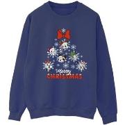 Sweat-shirt Disney Mickey Mouse And Friends Christmas Tree