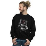 Sweat-shirt Disney Boba Fett Distressed