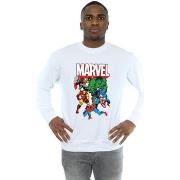 Sweat-shirt Marvel Hero Group
