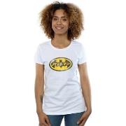 T-shirt Dc Comics Batman Japanese Logo Yellow