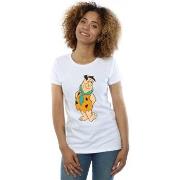 T-shirt The Flintstones Fred Flintstone Kick