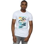 T-shirt Dc Comics Aquaman Character Tiles