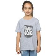 T-shirt enfant Disney Han Solo Text