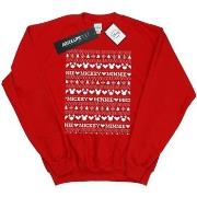 Sweat-shirt Disney Mickey And Minnie Christmas Fair Isle