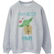 Sweat-shirt Disney Yoda Best Mum