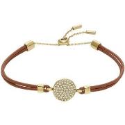 Bracelets Fossil Bracelet en acier et cuir