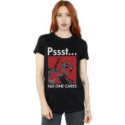 T-shirt Marvel No One Cares