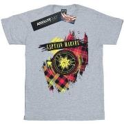 T-shirt Marvel Captain Tartan Patch