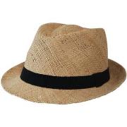 Chapeau Chapeau-Tendance Chapeau trilby paille EL COCO T58