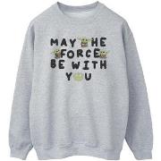 Sweat-shirt Disney The Mandalorian Grogu May The Force Be With You