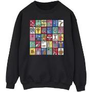 Sweat-shirt Dessins Animés Grid Squares