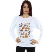 Sweat-shirt Dessins Animés Many Faces