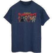 T-shirt Dc Comics DC League Of Super-Pets Group Logo