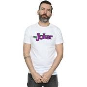 T-shirt Dc Comics The Joker Text Logo